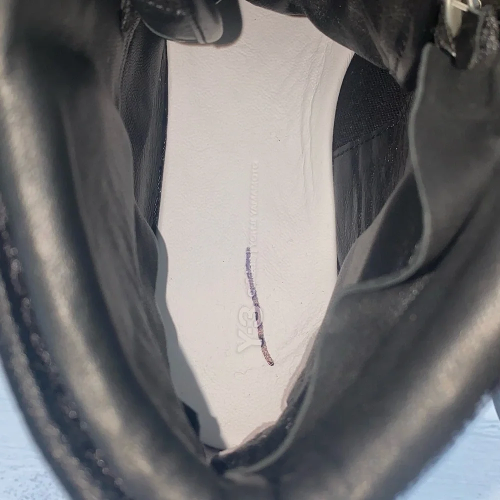 Authentic New w Tags | Size 7 1/2 - Adidas Y-3 Forum High OG Triple Black 2021 - Picture 9 of 11